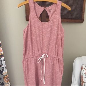 Loft orange tank dress
